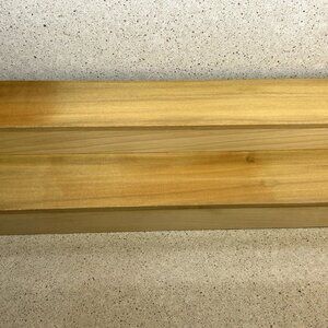 Custom Handmade 2-Tier Riser Display Stand - Spice Rack / Organizer - Solid Wood